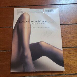Donna Karan The Essentials Collection Satin Sheer Control Top Pantyhose SZ Small